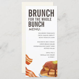BRUNCH POUR LE BUNCH   Menu Petit-déjeuner