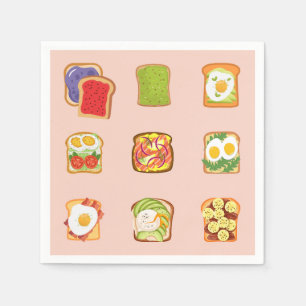 Brunch Toast Napkin
