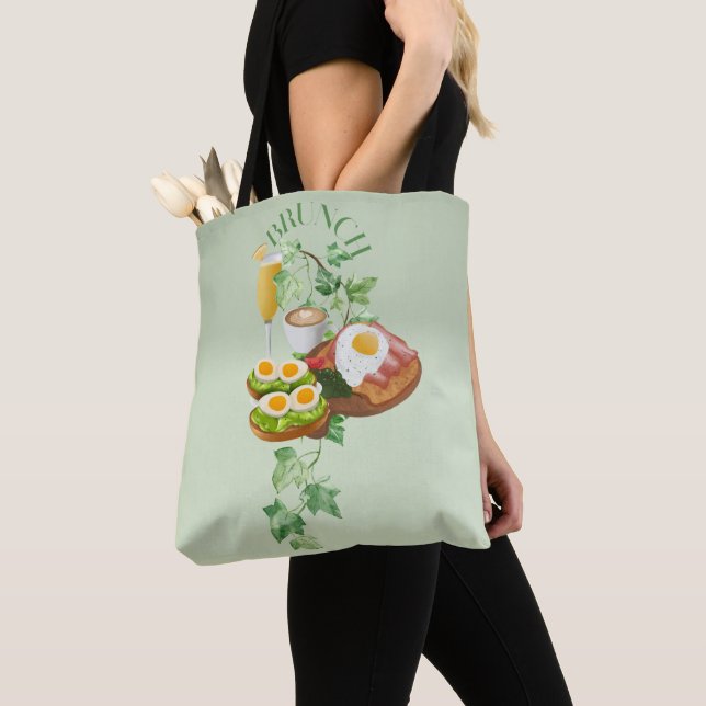Brunch Tote Bag (Close Up)