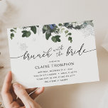 Brunch with the Bride Winter Shower Invitation<br><div class="desc">This Brunch with the Bride Bridal Shower invitation is perfect to celebrate the bride to be or a bride that has already eloped. Customize with your information for the bride to be.</div>