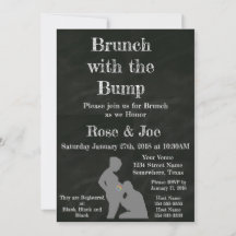 Brunch With the Bump chalkboard