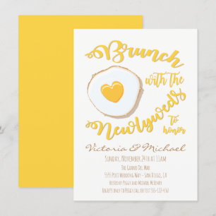 Brunch with the newlyweds Post Wedding Invitation