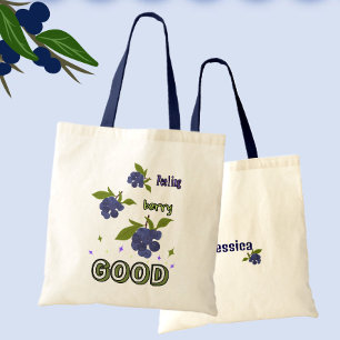 Brunches of blueberries  tote bag