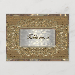 Brunchild Victorian Table Number Card