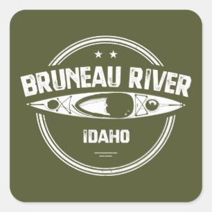 Bruneau River Idaho Kayaking Square Sticker