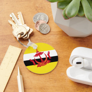 Brunei flag keychain