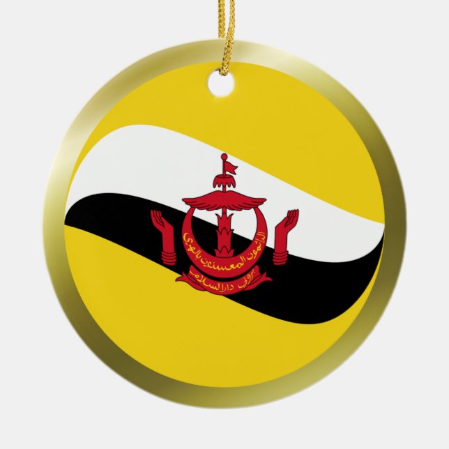 Brunei Flag Ornament (Front)