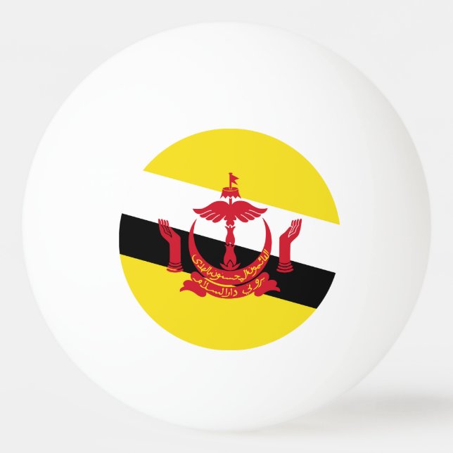 Brunei flag ping pong ball (Front)
