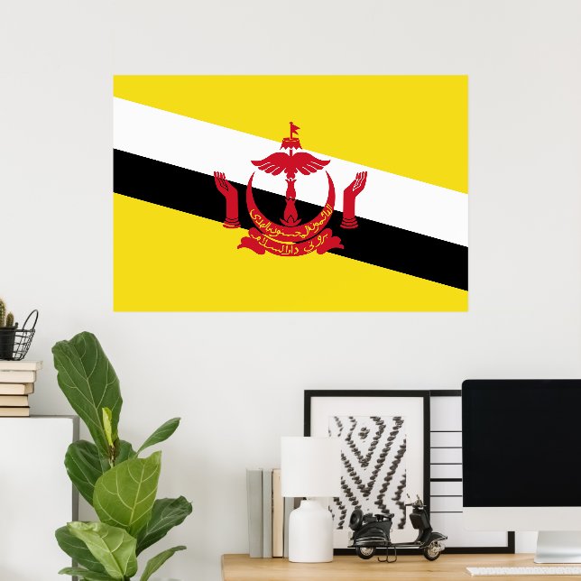 Brunei flag poster (Home Office)