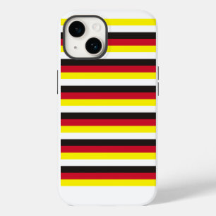 Brunei flag stripes country pattern white black re iPhone 14 case