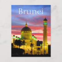 brunei sunset mosque