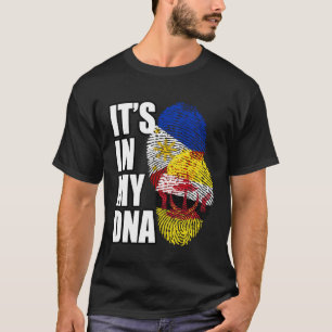Bruneian And Filipino Mix DNA Flag Heritage T-Shirt