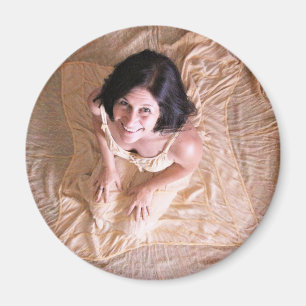 Brunette dressThunder_Cove Magnet