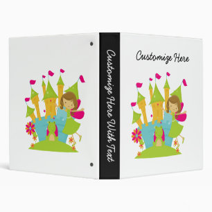 Brunette Fairy Princess Binder