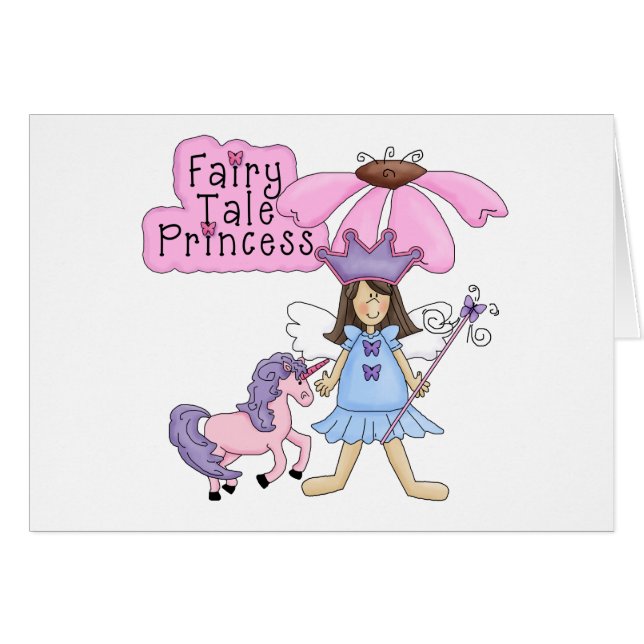 Brunette Fairy Tale Princess (Front Horizontal)
