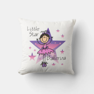 Brunette Little Star Ballerina Coussin