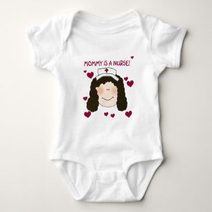 Brunette Mommy is a Nurse T-shirts and Gifts