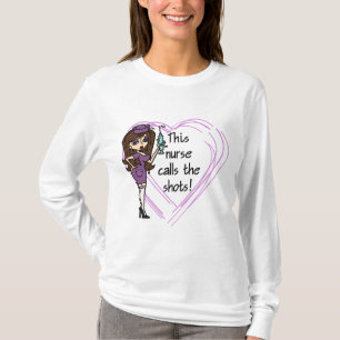 Brunette Nurse T-shirts and Gifts