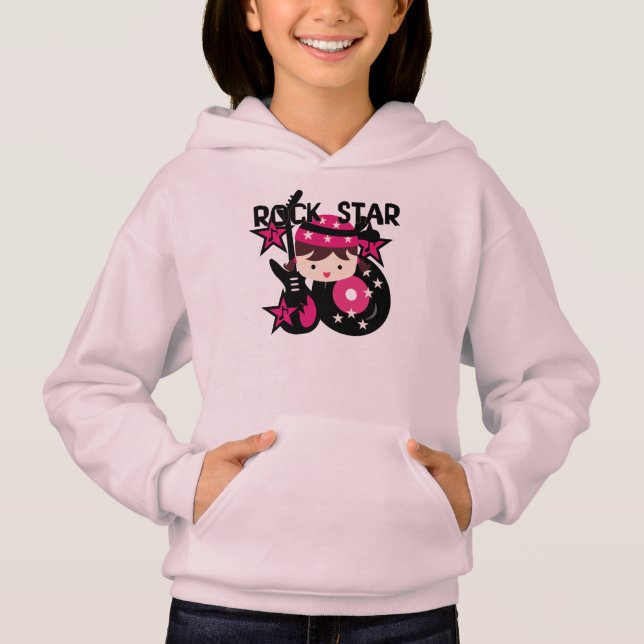 Brunette Rock Star Girl (Front)