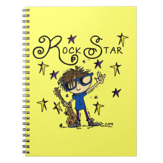 Brunette Rock Star Notebook
