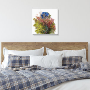 Brunia   Protea   Conebush Bouquet Mix Canvas Print