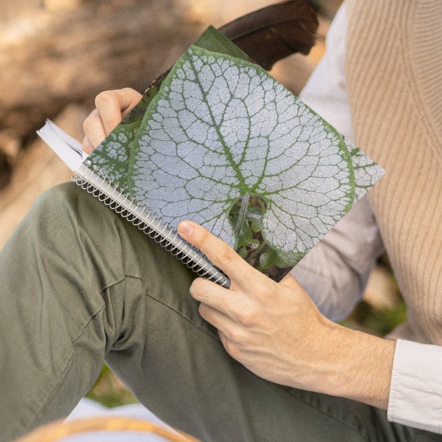 Brunnera Macrophylla Plant Leaf Floral Notebook (In Situ)
