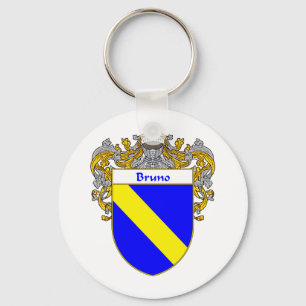 Bruno Coat of Arms (Mantled) Keychain