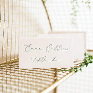 BRUNSWICK CREST Wedding Place Card