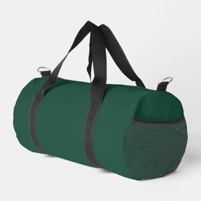 Brunswick Green Solid Colour Duffle Bag (Right Corner)