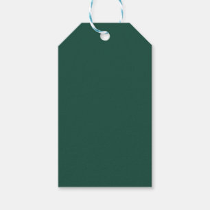 Brunswick Green Solid Colour Gift Tags