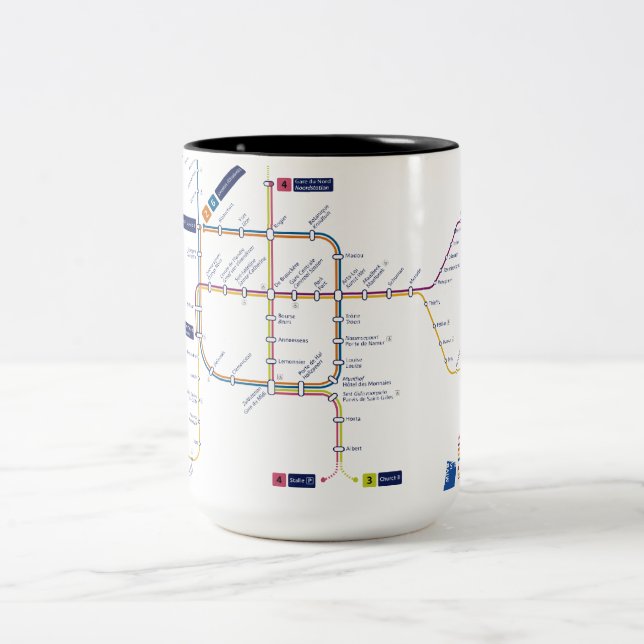 Brusell metro Mug (Center)