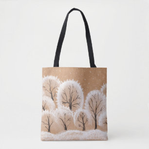 Brush painting. Artistic canvas. Oil art. Tote Bag