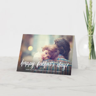 Brush Script Father's Day Card