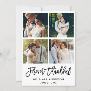 Brush Script Forever Merci Mariage 4 Photo
