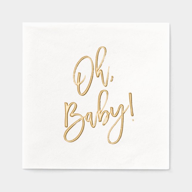 Brush Script Oh Baby shower (Recto)