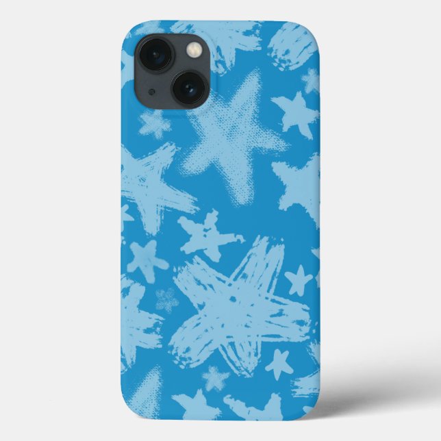 Brush Stars Pattern Case-Mate iPhone Case (Back)