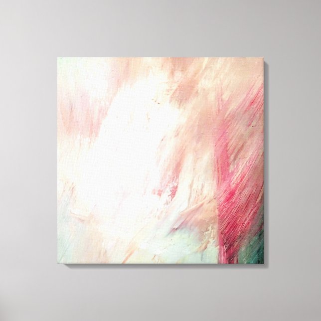 Brush Stroke Abstract Canvas Print (Front)