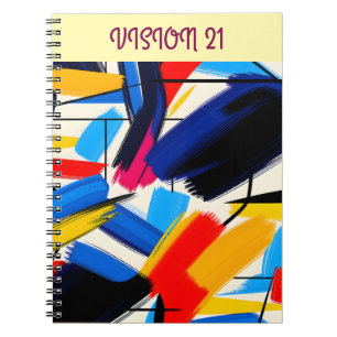 Brush Stroke Art Notebook