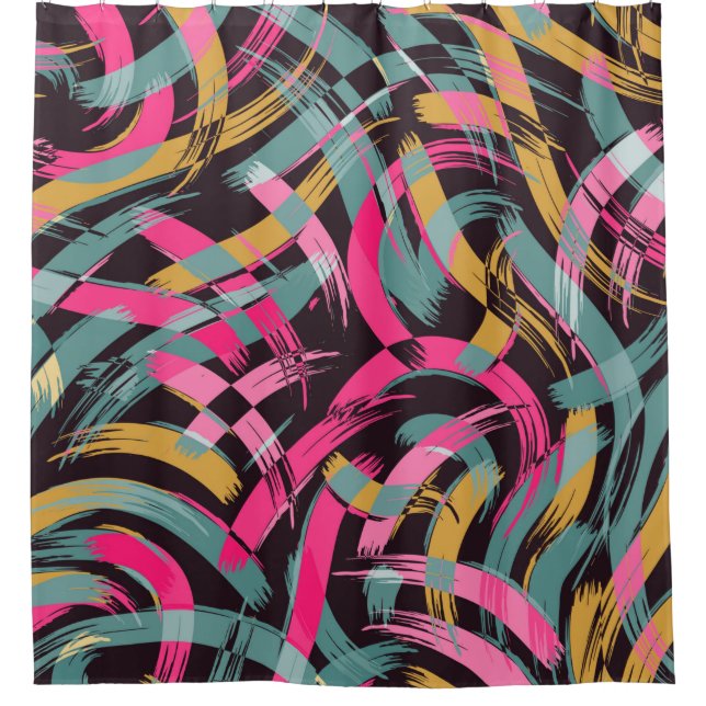 Brush stroke artistic seamless pattern (Front)