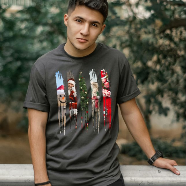 Brush Stroke Christmas Magic Custom  T-Shirt (Creator Uploaded)
