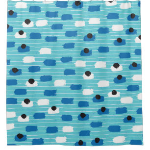 Brush stroke seamless pattern, hand-drawn.