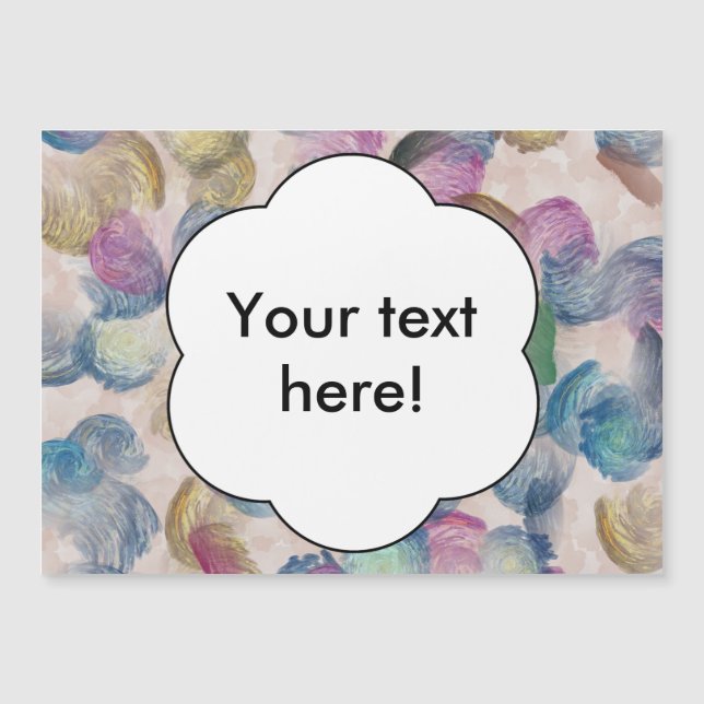 Brush strokes abstract design (Front)