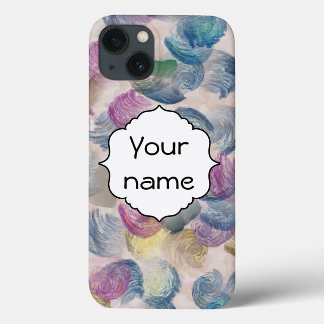 Brush strokes abstract design Case-Mate iPhone case (Back)