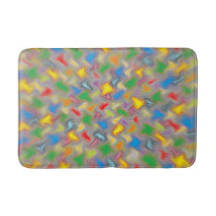 Brush Strokes Bath Mat
