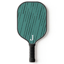 Brush Strokes Custom Inital Pickleball Paddle