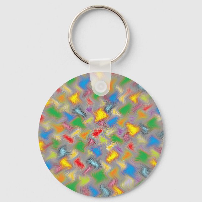 Brush Strokes Keychain (Front)