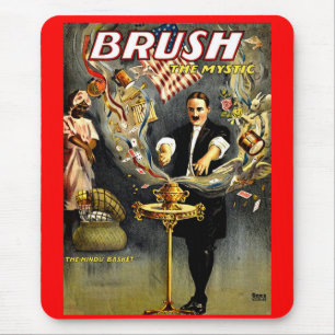 Brush the Mystic magician poster Mouse Pad