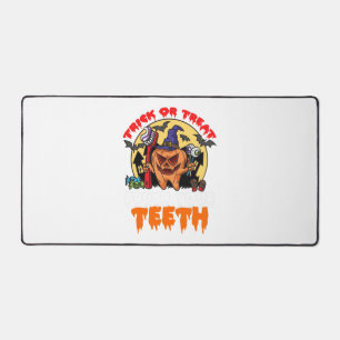 Brush Your Teeth Funny Dental Hygienist Pun Desk Mat