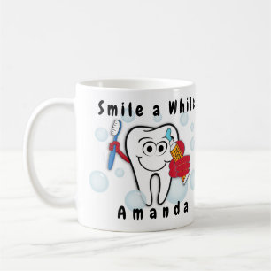 Brush Your Teeth Smile a While Coffee Mug