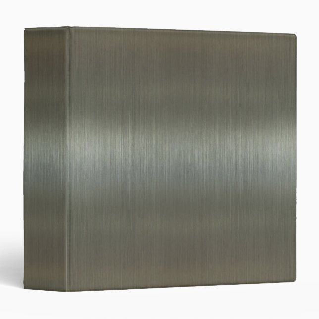 Brushed Aluminum Binder (Front/Spine)